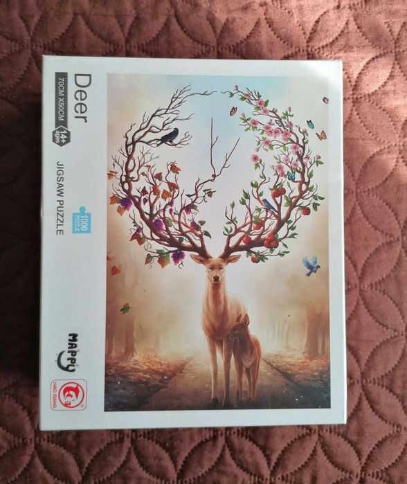 Пъзел Jigsaw Puzzle 1000 части "Deer"