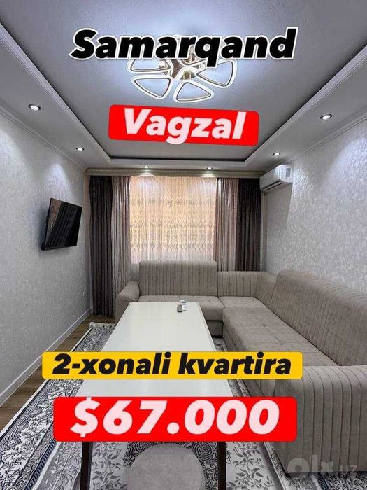 2 xonalik kvartira sotiladi
