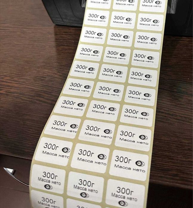 Самоклеющаяся термо стикеры от Производителя, Оптовая цена. Этикетки