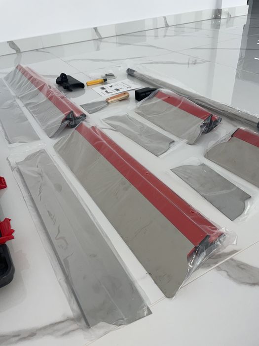 Gletiera telescopică set complet 8 gletiere profesionale telescop glet