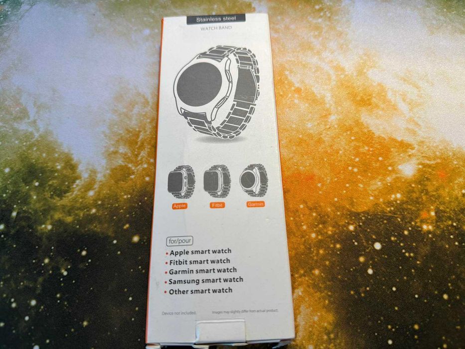 Стоманена каишка 20мm- Samsung Watch, Apple Watch и др.