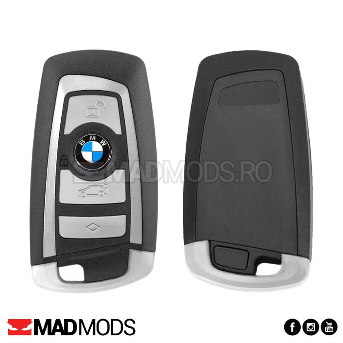 Carcasa cheie BMW F01 F10 F12 F20 F21 F22 F25 F26 cu emblema si lama