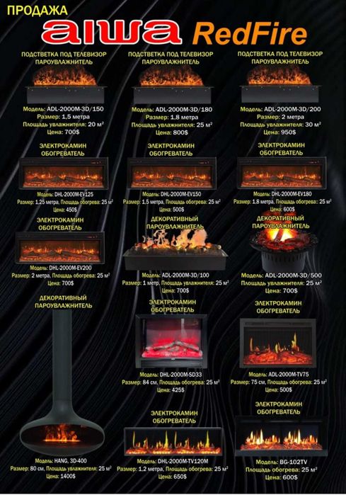 Декоративный электрокамин