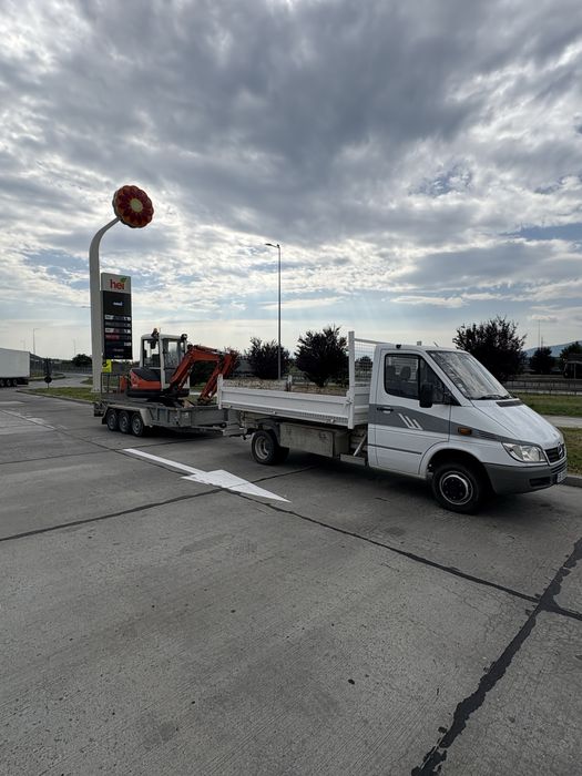 Transport basculabil 3.5 tone Sort/Nisip/Pămant