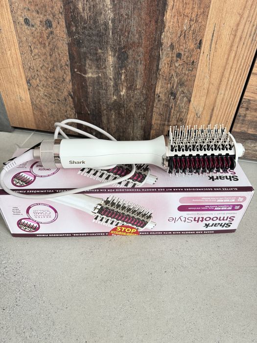 Perie de par cu aer cald, Shark Smooth Style, 2 in 1