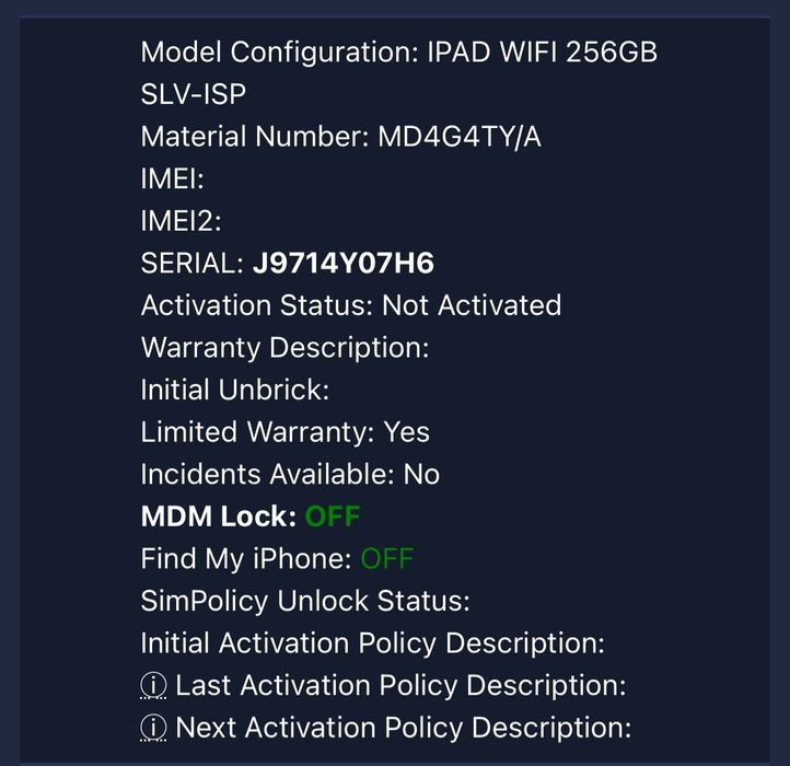 iPad A16 256GB Wi-FI, 2025, sigilat la cutie!