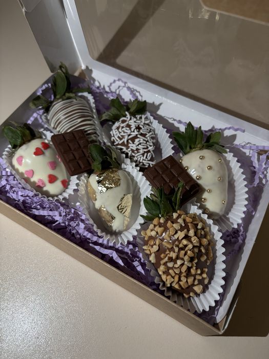 Сочная клубника в бельгийском шоколаде