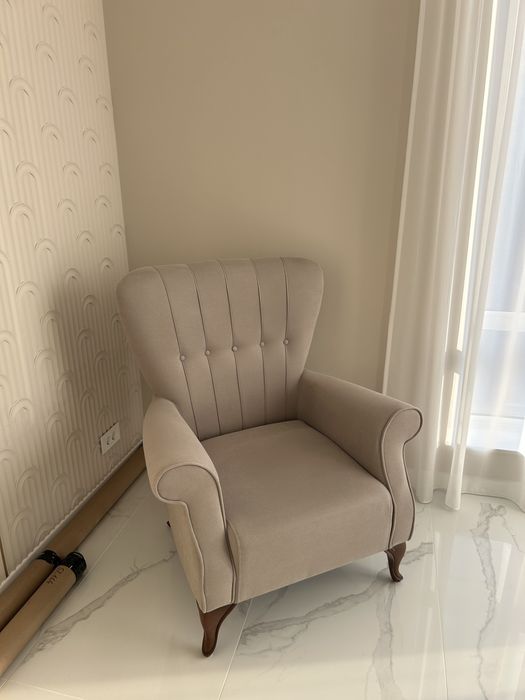 Fotoliu elegant bej