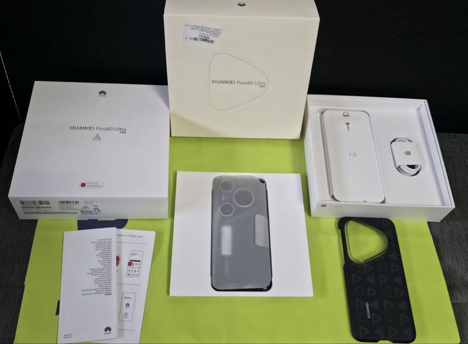 НЕАКТИВИРАН 512GB Huawei Pura 80 Ultra Гаранция Yettel 3г. 2029 Black