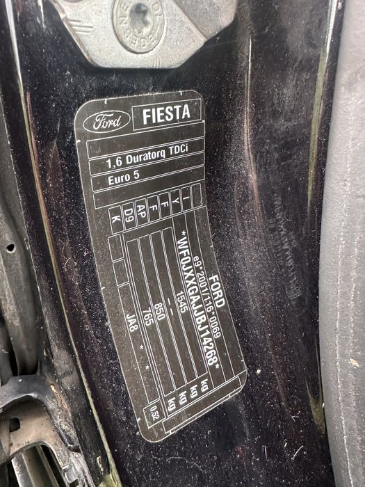 Dezmembrez ford fiesta