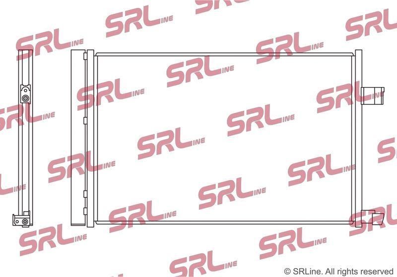 Condensator AC, aer conditionat Land Rover Range Rover Velar 20, P550, P400e, P380, P340, P300, P250, D300, D275, D240, D200, D180, 608x400x12mm, OE