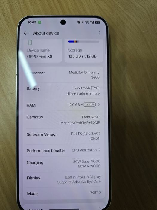 Oppo Find X8 12GB/512GB impecabil