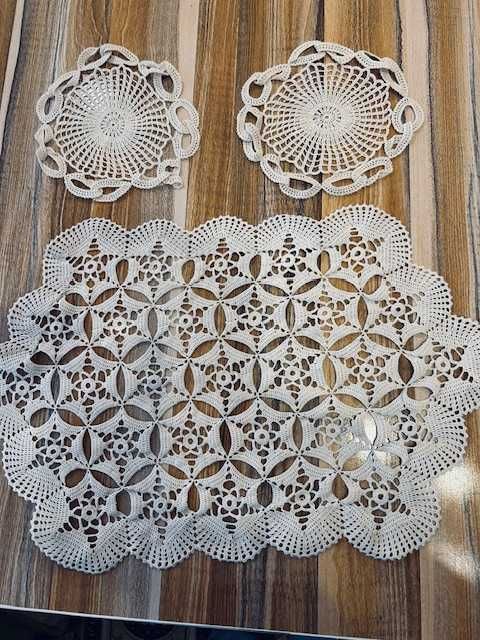 Дантелени плетива на една кука - карета, възглавнички