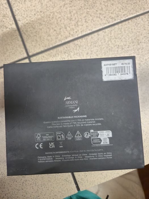 Часовник armani exchange