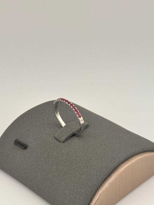 Кольцо дорожка с рубинами 2,4