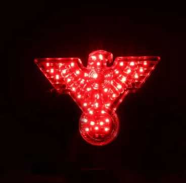 Стоп №4075-1 за Мотор -LED стоп светлина, червена