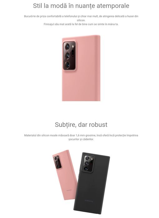 Husa silicon noua originala Samsung Silicone Cover Galaxy Note20 Ultra