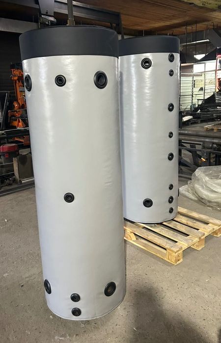 Puffer termo cu serpentine de inox, 250-1500L. Tabla 3mm.