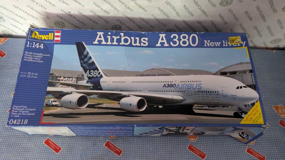 Сглобяем модел Еърбъс А380 Revell,