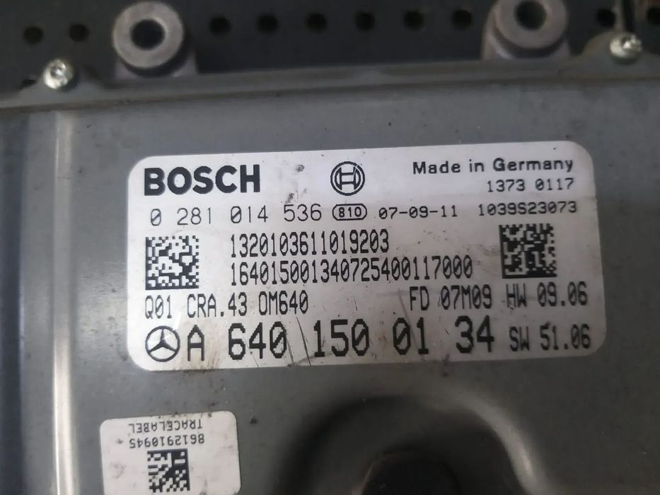 Ecu calculator motor 2.0 cdi mercedes a class w169 a6401500134 0281014536
