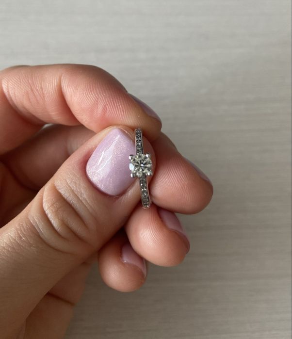 Inel de logodna Firesq cu diamante naturale de 0,42 carate