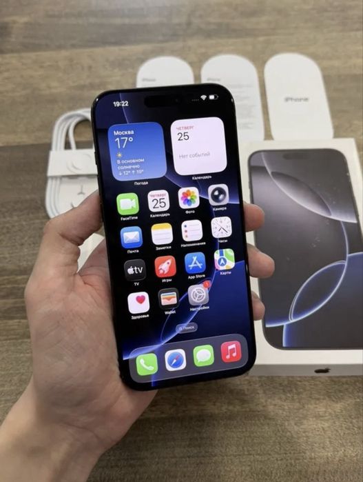 Iphone 16 pro max Black 256
