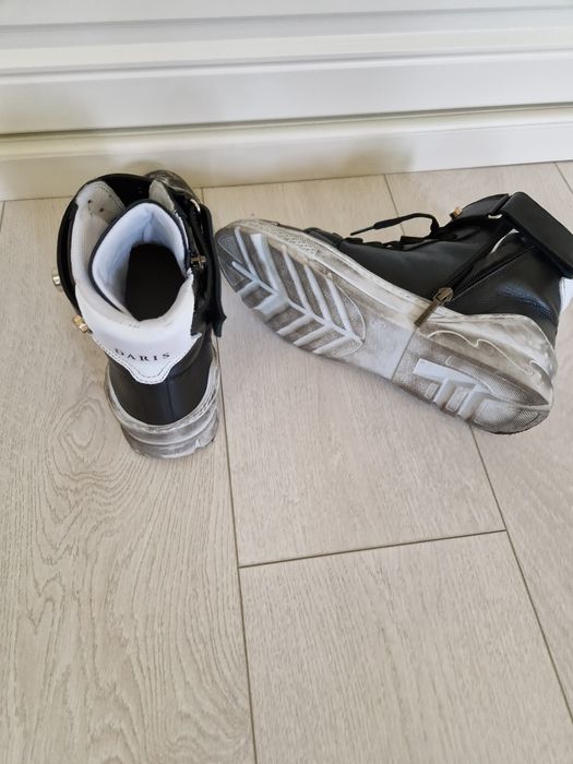 Дамски боти от естествена кожа