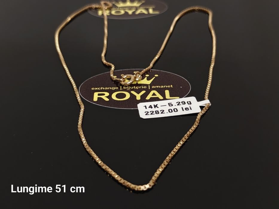 Bijuteria Royal: Lanț aur 14k/5.29 gr