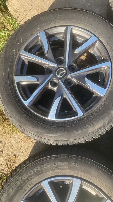 Jante Mazda R16 5×114.3 anvelope iarna Nokian, senzori presiune