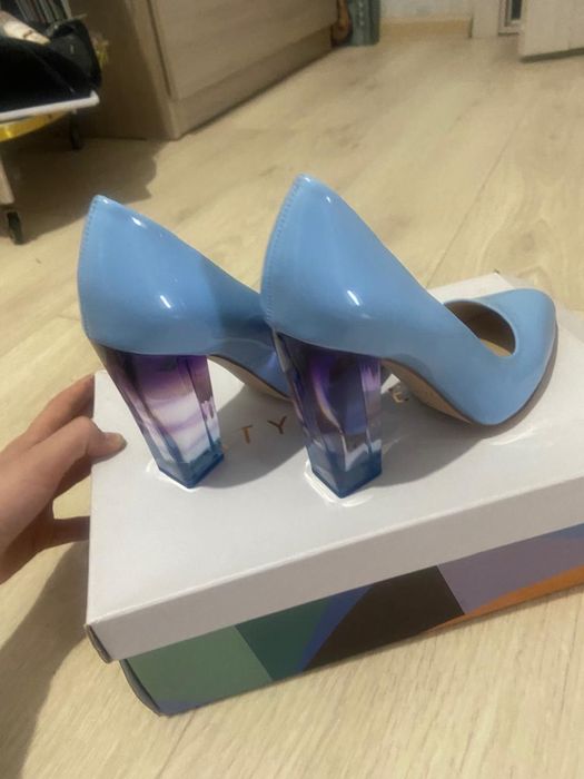 тюфли голубые эксклюзивные