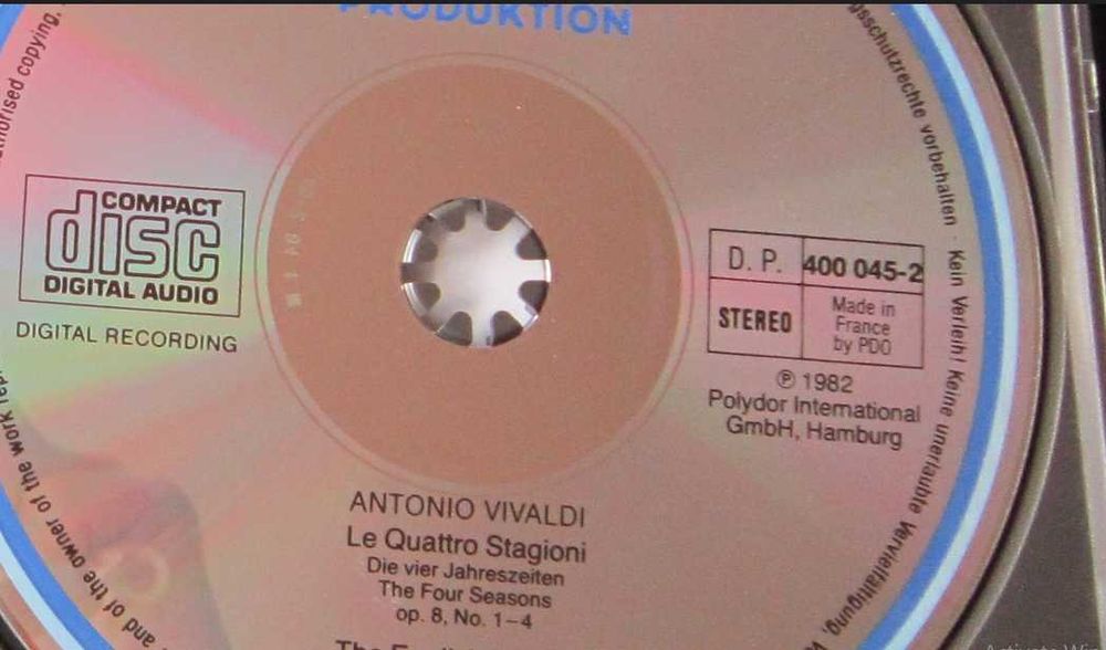 rar Vivaldi Le Quattro Stagioni Anotimpurile 1982 Germany