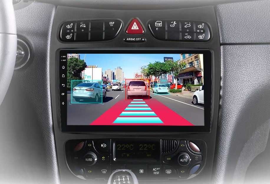 MERCEDES-BENZ C GLKW203 W209 W210 W168 98/04 9" Андроид Навигация,9528