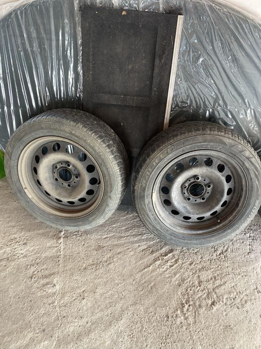 Jante 5x120 R16 cu cauciucuri 205/55/16