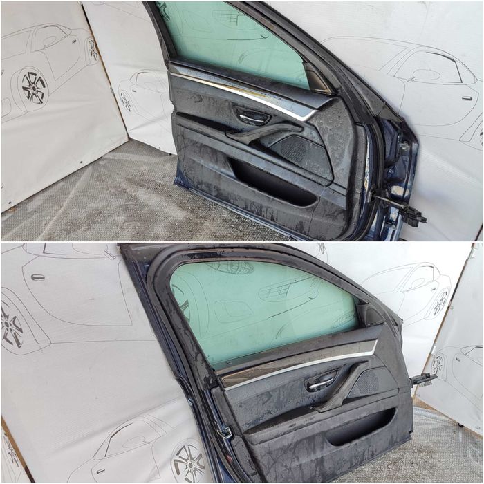 Ușă Față Stânga BMW 5 F10 F11 Break Albastru Imperialblau Brillanteffekt Metallic A89 41009628753 / 9628753 2011 / [2009-2016] / (12G)