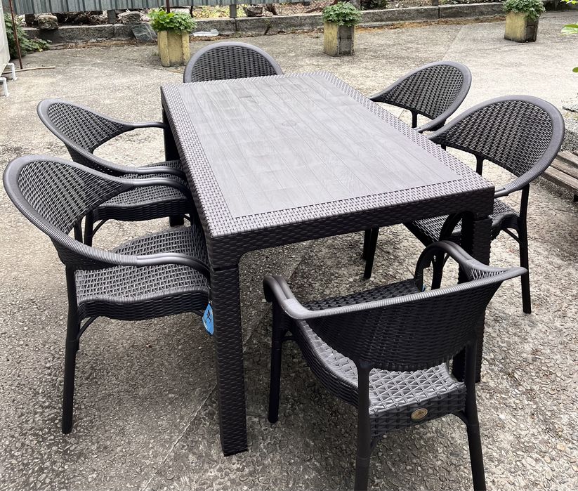 Комплект маса градинска със столове 90/ 150см