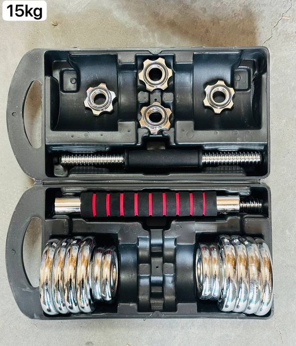 Гантел набор чемодан Разные весы от 15 до 55 кг