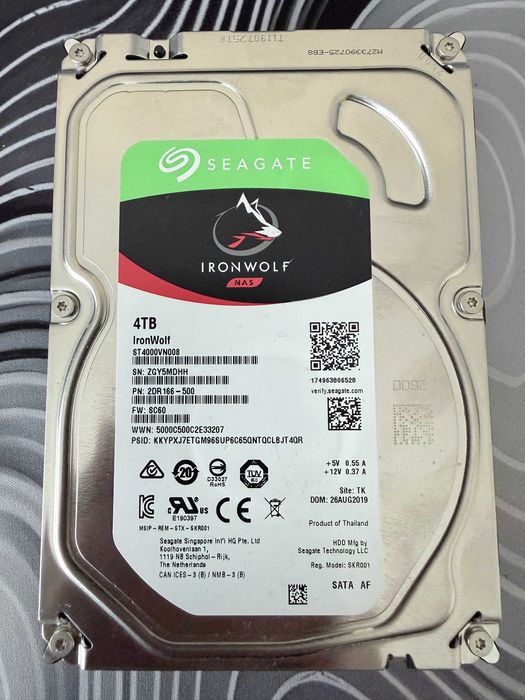 HDD 4TB Seagate IronWolf NAS (ST4000VN008) - Fără defecte