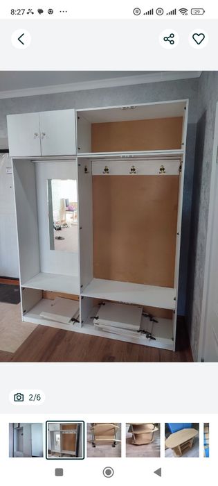 Продам прихожую, журнальный,столы