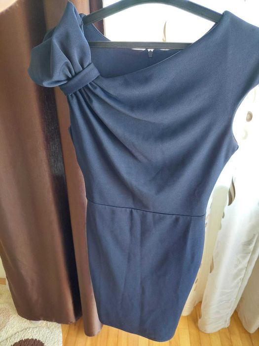 Rochie midi, bleumarin marimea 36, NOUA
