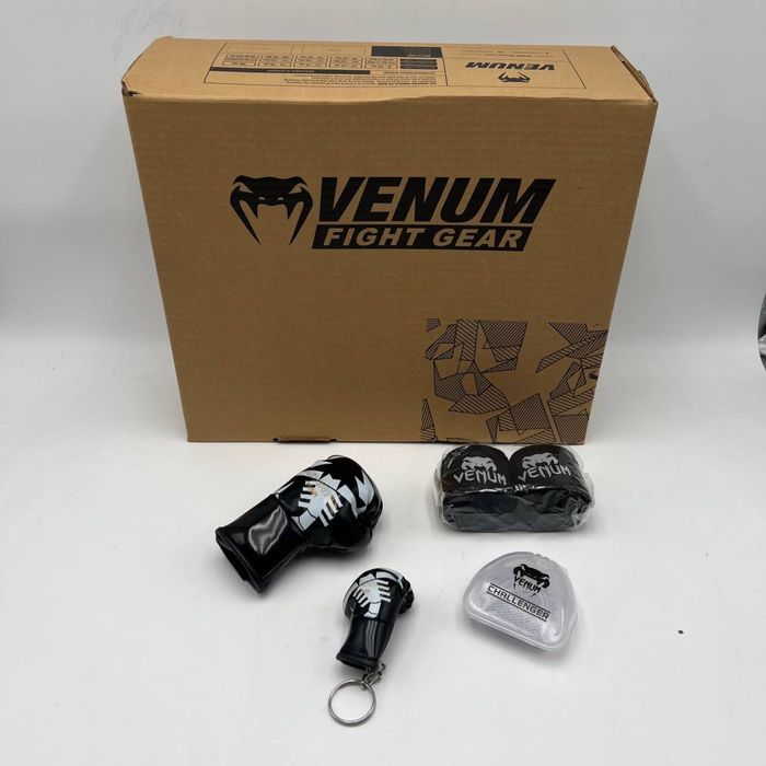 Бокс перчатка и бинт капа набор