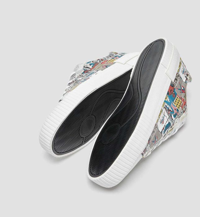 Мъжки кецове с принт MARVEL - комикси, нови с етикет, 46 номер