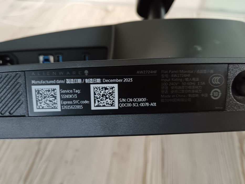 Stricat - Monitor Gaming IPS Alienware 27 360Hz