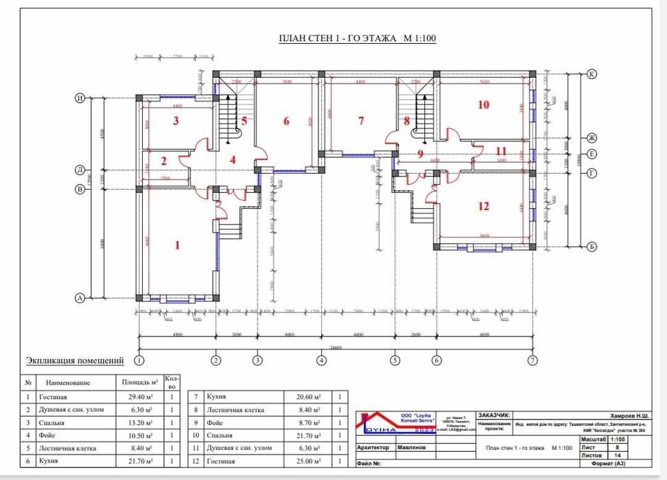 Hi-tech услубидаги  ёнма-ён 2 та бир хил коттедж ховли сотилади
