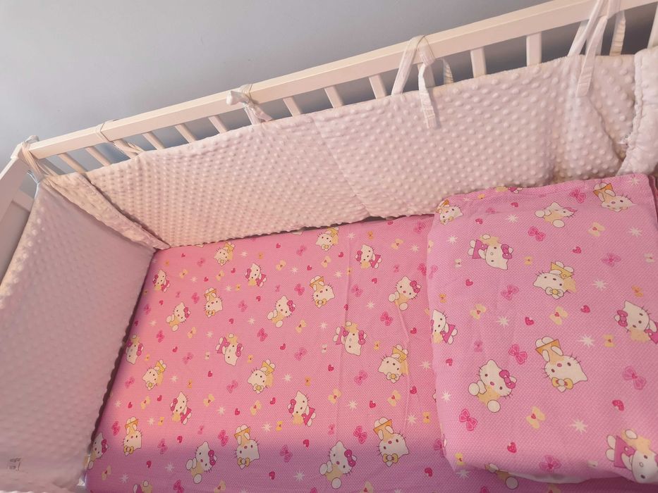 Patut bebe model ursulet cu saltea si protectie impermeabila