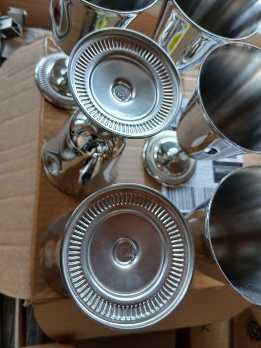 Set pahare argintata nou