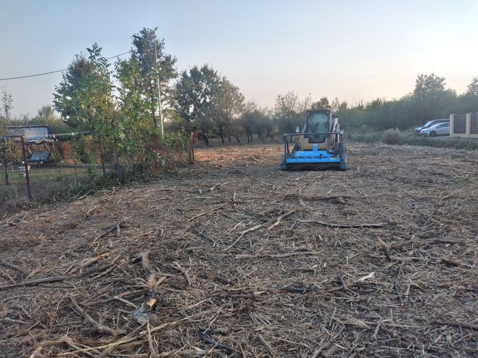 curățare teren defrisari tocator forestier burghiu pământ freză cioate