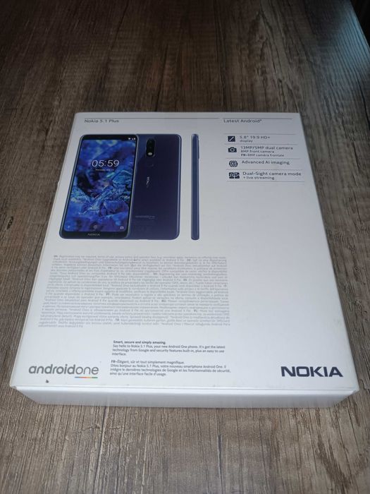 Неработещ Смартфон Nokia 5.1 Plus, черен