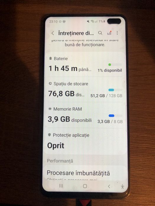 Telefon Samsung S10+ Plus, 128GB, Negru