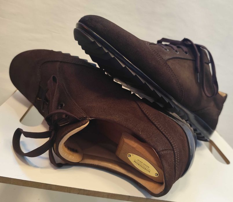 Pantofi casual 45 45.5 suede de lux Bruno Magli piele naturala