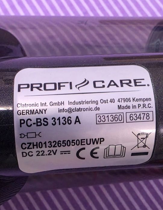 Правостояща прахосмукачка  Profi Care